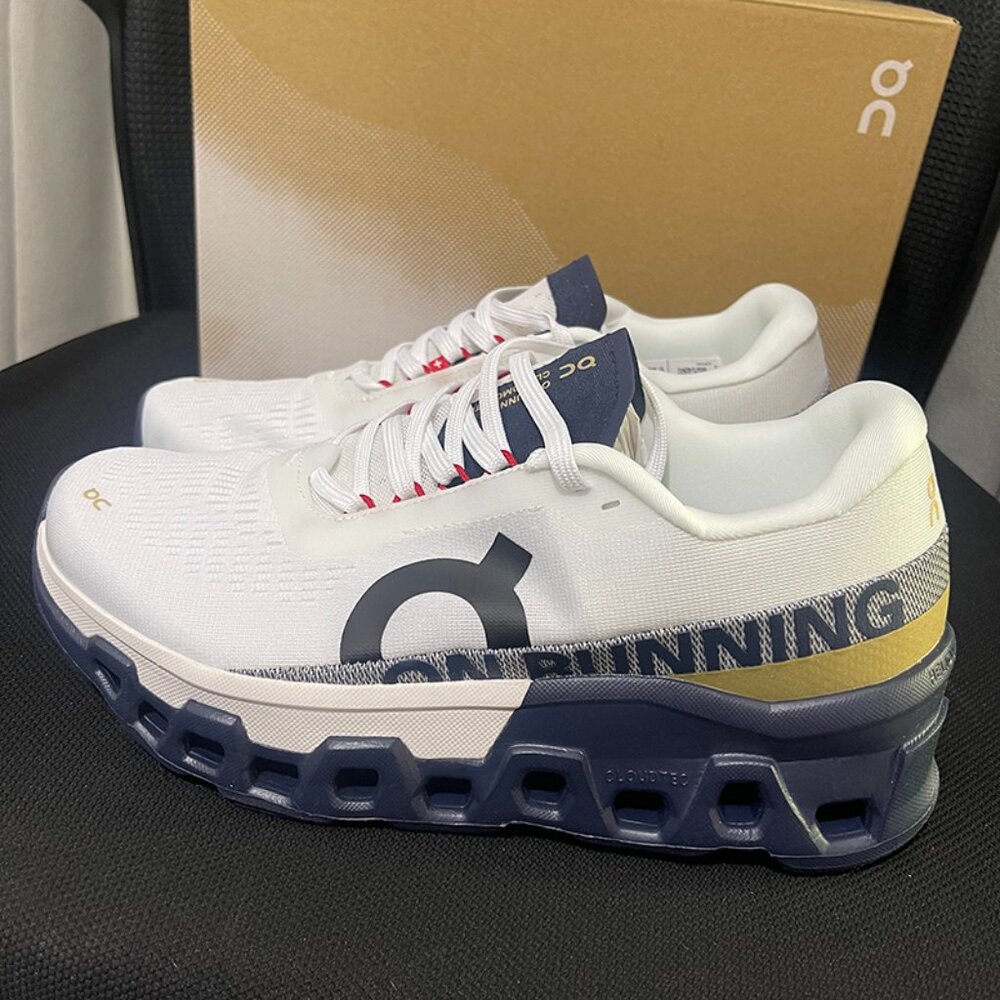 On Cloudmonster 2 White Midnight Sneakers